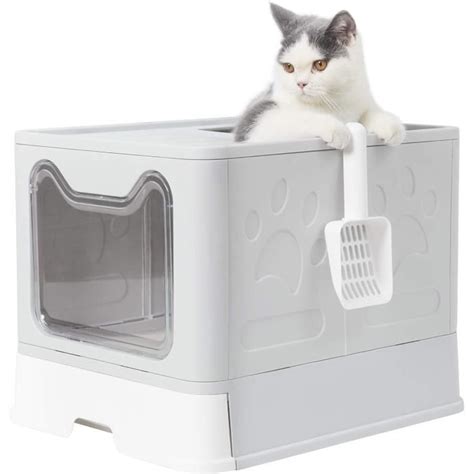 Bingopaw Bac Liti Re Chat Pliable Maison De Toilette Xxl Pour Chats