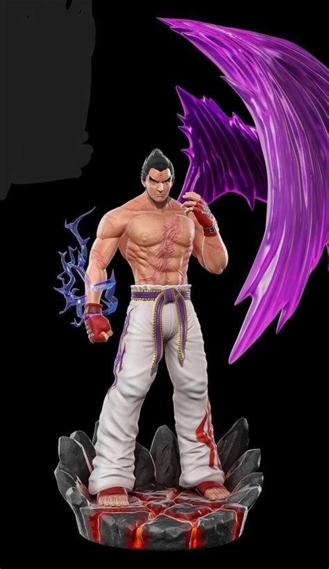 Kazuya Mishima From Tekken Stl Files For D Printers Tekken Action