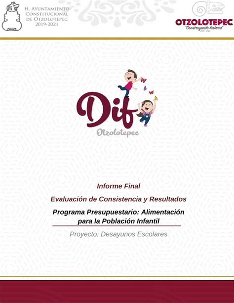 PDF Informe Final Evaluación de Consistencia y Resultados DOKUMEN TIPS