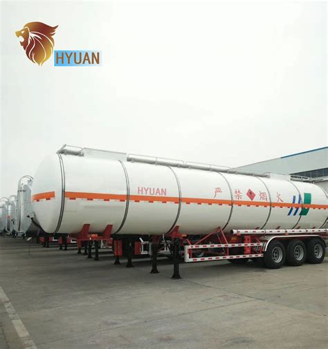 3 Axle 50000 Liters Fuel Tank Truck Oil Fuel Tanker Semi Trailer For