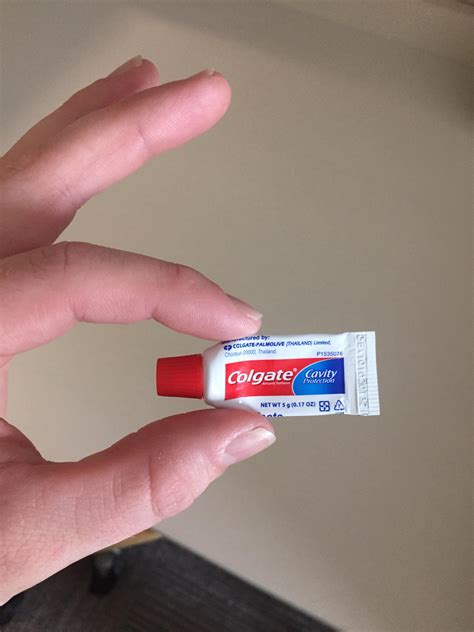 This Teeny Tiny Toothpaste I Found At Work R Mildlyinteresting