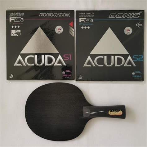 Jual Promo Spesial Bat Pingpong Donic Waldner Black Devil Plus Karet