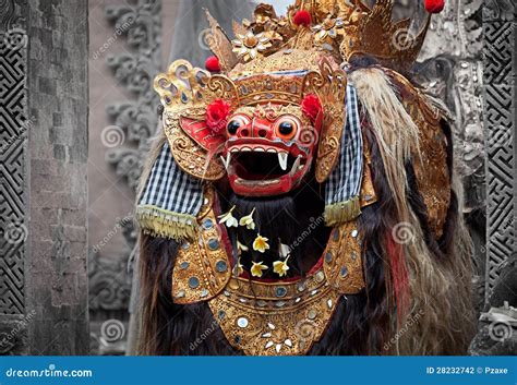 Barong - Character In The Mythology Of Bali, Indonesia. Stock ...