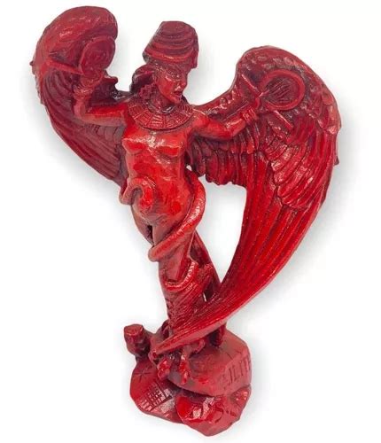 Escultura Deusa Lilith Est Tua Cm Imagem Resina Vermelha Escorrega