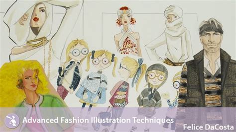 Video thumbnail for vimeo video Advanced Fashion Illustration ...