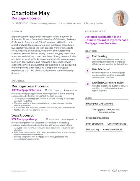 Successful Mortgage Processor Resume Examples And Writing Tips For