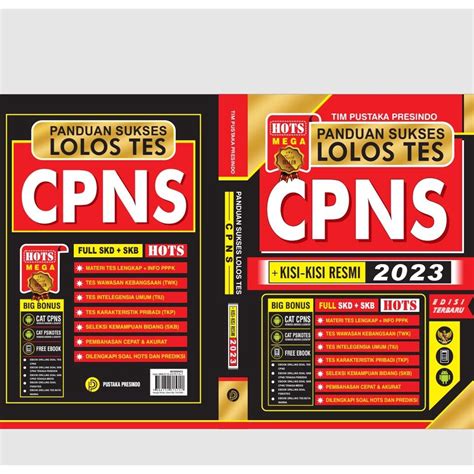 Jual Buku Cpns 2023 Panduan Sukses Lolos Tes Sukses CPNS CAT CPNS