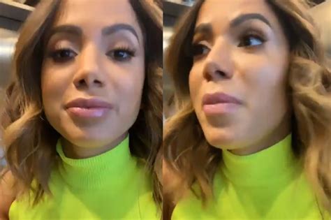 Anitta Rebate Boatos De Gravidez Me Erra Quem Quem News