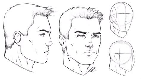 Drawing Man Face Side View : Male Outline For Drawing At Getdrawings ...