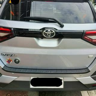 Toyota Raize Shark Rear Step Sill Bumper Guard Stepsill Shopee