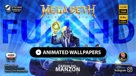 Megadeth Rust In Peace Full Album Animatedwallpaper Youtube