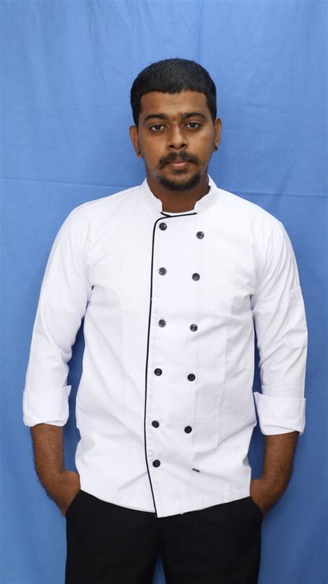 Men White Cotton Chef Coat For Restaurants Size Large At Rs 850