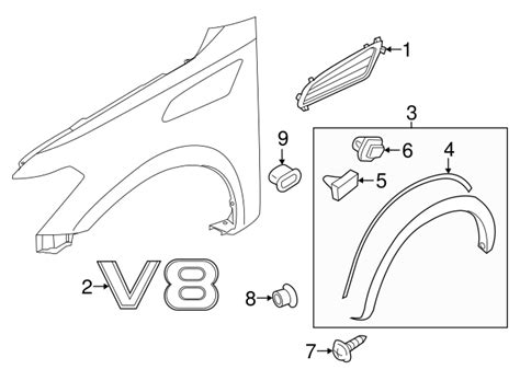 76882-JG00A - Wheel Opening Molding Clip 2011-2024 Nissan | Nissan ...