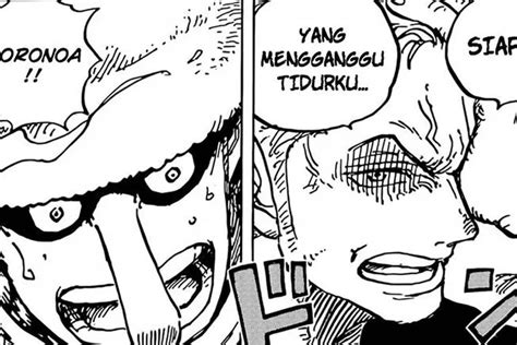 One Piece Chapter 1071 Zoro Tangkis Rankyaku Kaku Meski Baru Bangun