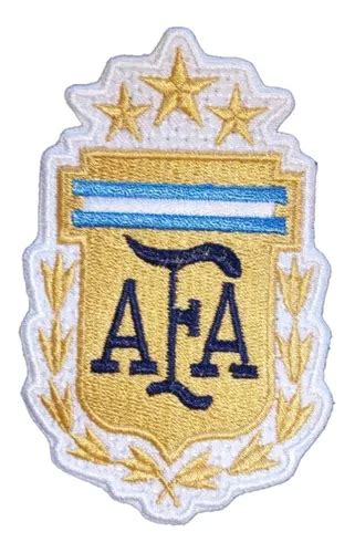 Parche Aplique Bordado Escudo Afa Estrellas Argentina Mercadolibre