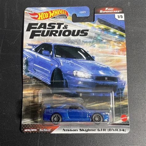 HOT WHEELS FAST Furious Premium Fast SuperStars Nissan Skyline GTR BNR34 EUR 31 49 PicClick FR