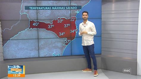 Sc Tem Previsão De Calor De 40ºc Neste Sábado Santa Catarina G1