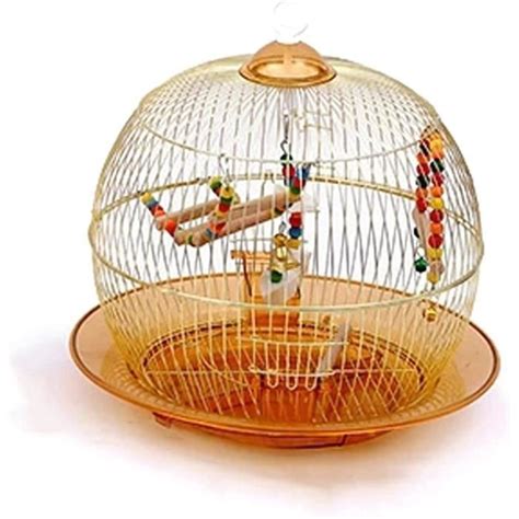 Cage à Oiseaux volière avec PARROTE Cage Cage ROUNG DE Luxe MÉTAL D OIS