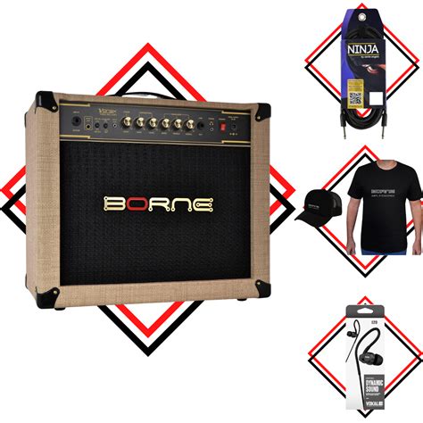 Amplificador Guitarra Borne Vorax 1050 Studio Acessórios Kits