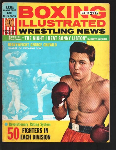 Sports Pub Boxing Illustrated Wrestling News 11964 Sonny Liston