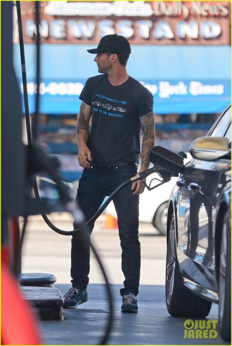 Adam Levine Steps Out After Dinner with Behati Prinsloo's Parents ...