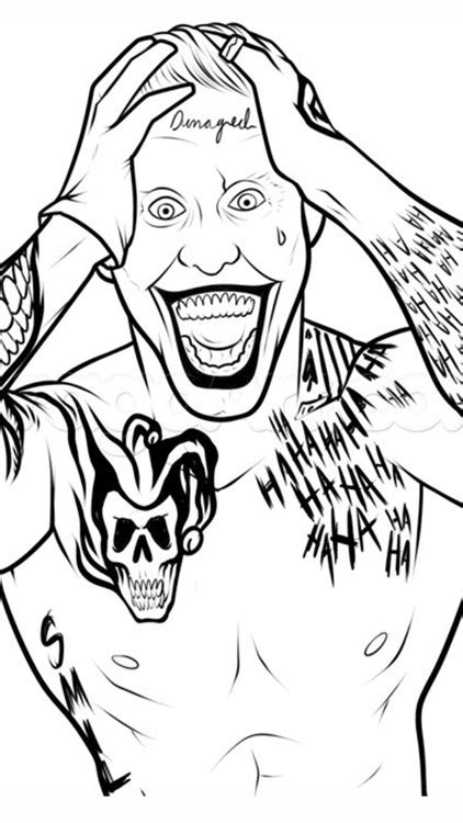 Suicide Squad Coloring Pages