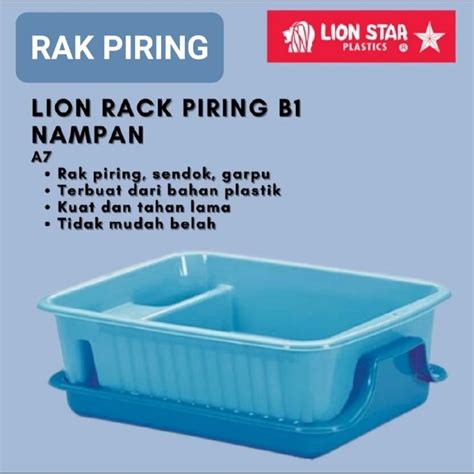 Jual Lion Star Rak Piring Plastik Nampan A Rak Piring Plastik Lion