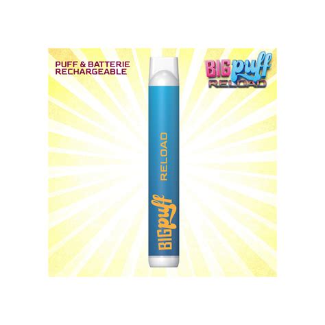 Big Puff Reload Puff Rechargeable Pratique Et Conomique De Qualit