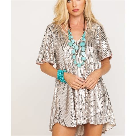 Show Me Your Mumu Dresses Smym Emu Sequin Tunic Dress Poshmark