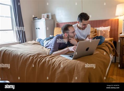 Gay Couple Laying In Bed Hi Res Stock Photography And Images Alamy