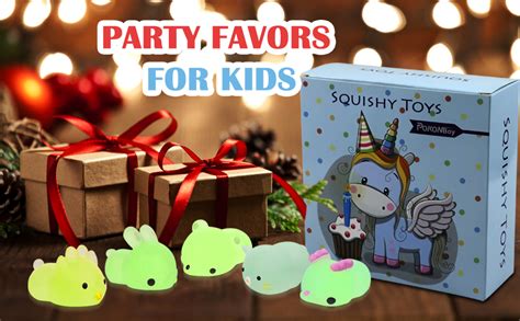 Amazon POKONBOY Mochi Squishy Toys Glow In The Dark For Party