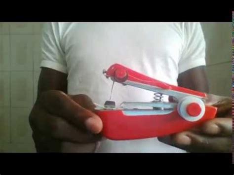 MINI HANDHELD SEWING MACHINE Learn How To Sew The Easiest Way YouTube