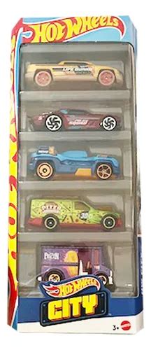 Hot Wheels Set De 5 Autos Distintos Ver Diseños Mattel Cuotas sin interés