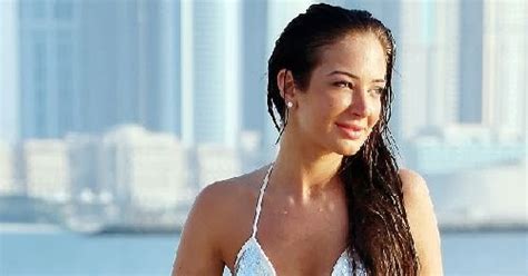 Retro Bikini Tulisa Contostavlos Puts Her Glossy In A White Bikini As She Soaks Up The Sun In