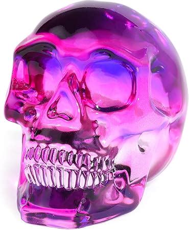 Amazon Ornalrist K9 Crystal Multicolor Black And Purple Skull