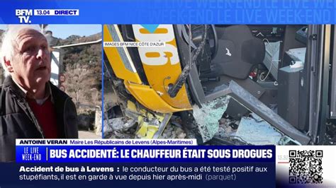 Bus accidenté Antoine Veran le maire de Levens se dit très en colère