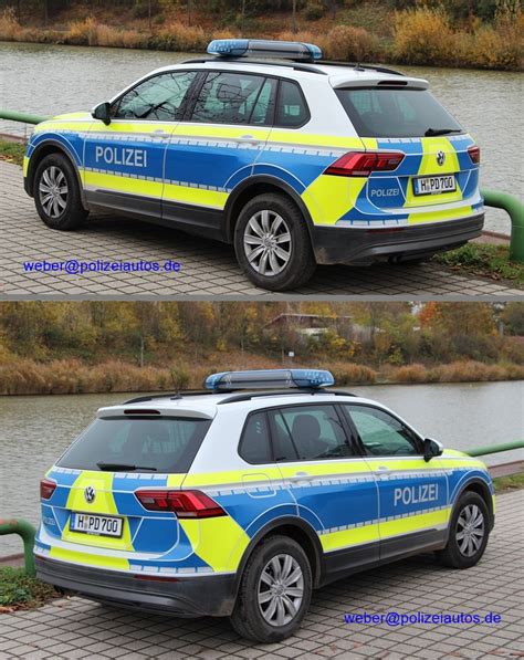 Polizeiautos De Vw Tiguan Ii Motion