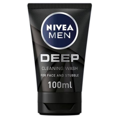 Nivea Men Deep Face Wash With Black Charcoal Ocado