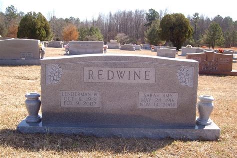 Lenderman Wilson Redwine Find A Grave Memorial