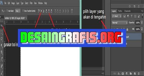 Cara Membuat Text Di Tengah Canvas Di Photoshop Desain Grafis Indonesia