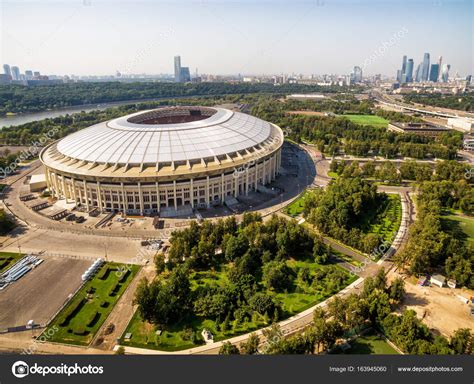 Luzhniki Stadium in Moscow — Stock Photo © scaliger #163945060