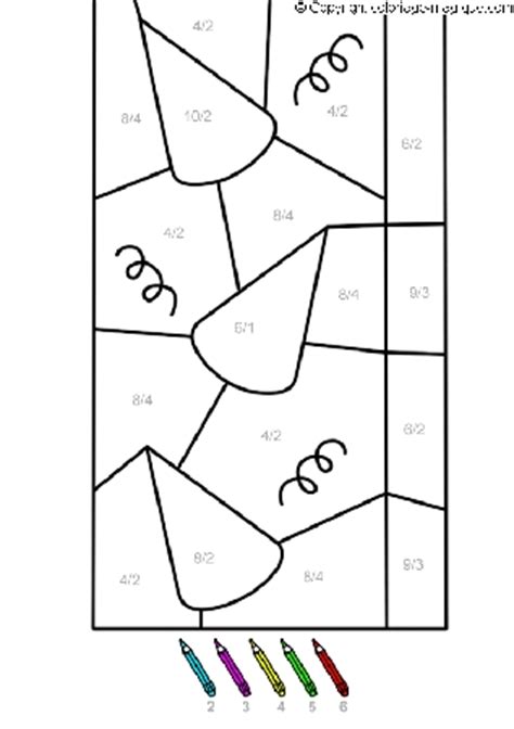 Coloriage Educatif Coloriages Magiques Divisions 8