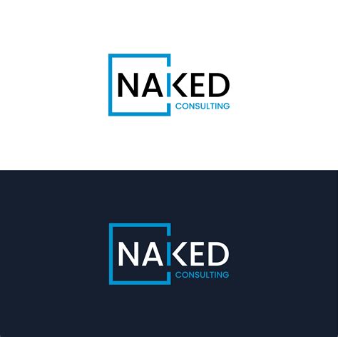 Modern Upmarket Logo Design For Naked Consulting By WhiteBird Design