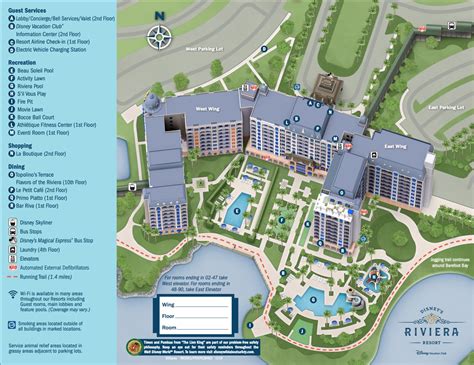 Disneys Riviera Resort Map