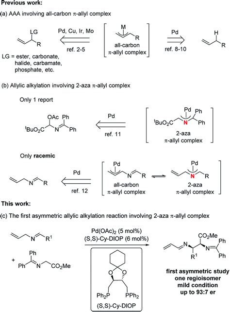 Pd Catalyzed Asymmetric Allylic Alkylations Via Ch Activation Of N