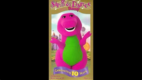 Opening And Closing To Sing And Dance With Barney 1999 Vhs Youtube