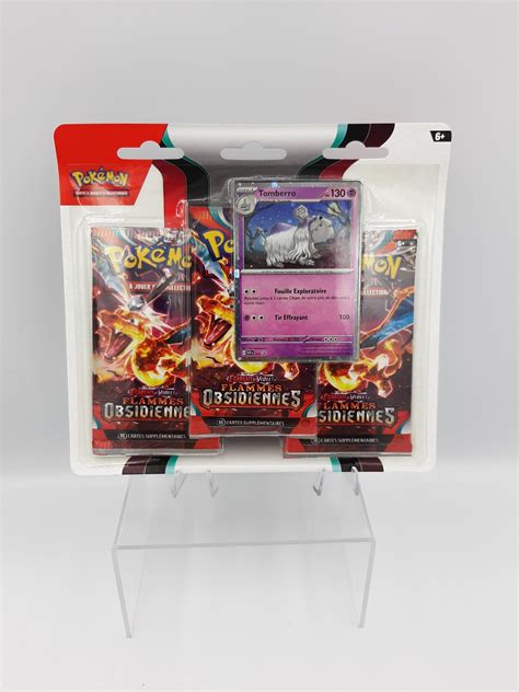 Tripack Scellé Sous Blister De 3 Booster Identiques Pokémon Flammes