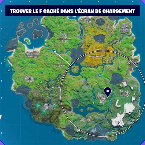 Fortnite Trouver Le F Cach Dans L Cran De Chargement Nouveau Monde