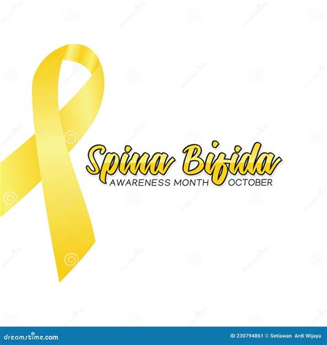 Vector Graphic Of Spina Bifida Awareness Month Stock Vector