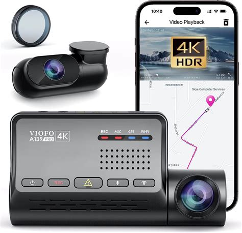 Viofo K Hdr Dash Cam Front And Rear A Pro Ch Starvis Imx